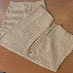 FreePeople Tan Maxi Pencil Skirt W/ Front Slit